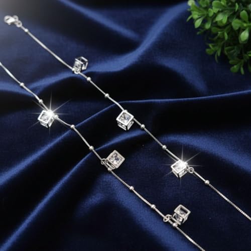 Image of Silver Anklet for Women