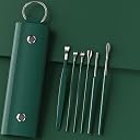 VORLA Stainless Steel Professional Manicure Set Nail Cutter For Women Nail Scissors Luxury Grooming Kit Manicure Pedicure Kit For Women & MeN (10 IN 1 Manicure) gallery image