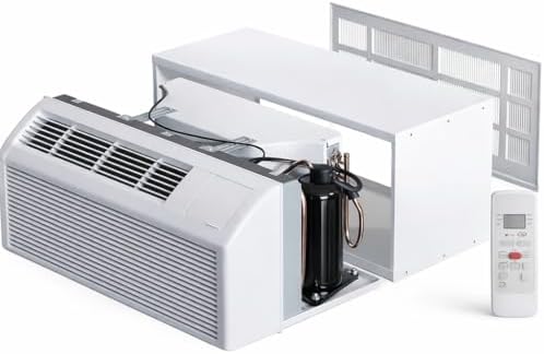 Senville 15000 BTU PTAC Unit with Heat Pump, Packaged Terminal Ai...