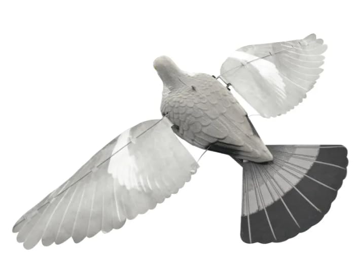 Appelant Pigeon floqué Souple avec Flotteur en Acier et Fibre de Verre