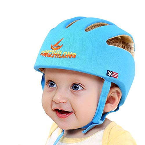 Infant Baby Safety Helmet, IULONEE Toddler Adjustable Protective Cap, Children Safety Headguard Harnesses