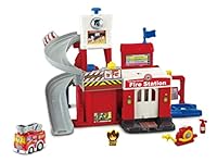 VTech Toot-Toot Drivers Fire Station - Fire Station Playset, Kids Playset - 543003 - Red