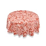 ★Occasion appropriée : cette nappe ronde est idéale pour une utilisation décorative ou fonctionnelle (café, dîner, brunch, buffet, pique-nique, mariage, fête, etc.). à l'intérieur et à l'extérieur, ainsi que pour toutes les tables rondes (table d'appoint, table à manger, table de ferme, etc. ).