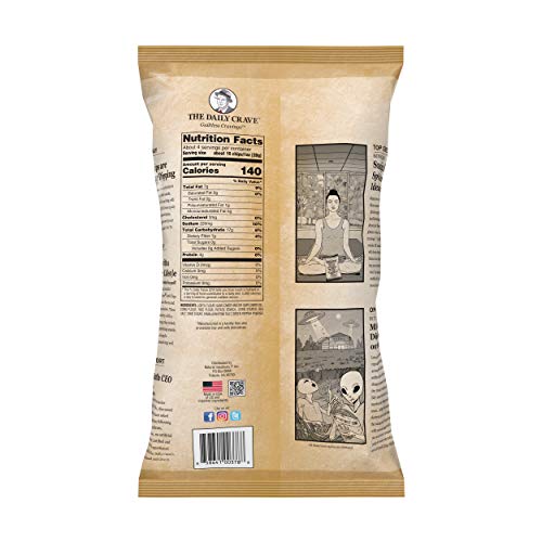 The Daily Crave Himalayan Pink Salt Lentil Chips, 4.25 Oz (Pack Of 8) 4 G Protein, Gluten-Free, Non-Gmo, Kosher, Crunchy #TOP1