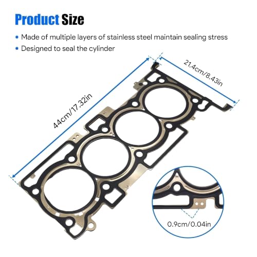 Image of Engine Cylinder Head Gasket 223112GGB0 Fit for Kia Optima 2016-2020 Sorento 2015-2020 Sportage 2020-2022 2.4L Gasket-Cylinder Head