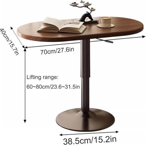Table d'appoint de style moderne marron en bois de qualité supérieure - 3