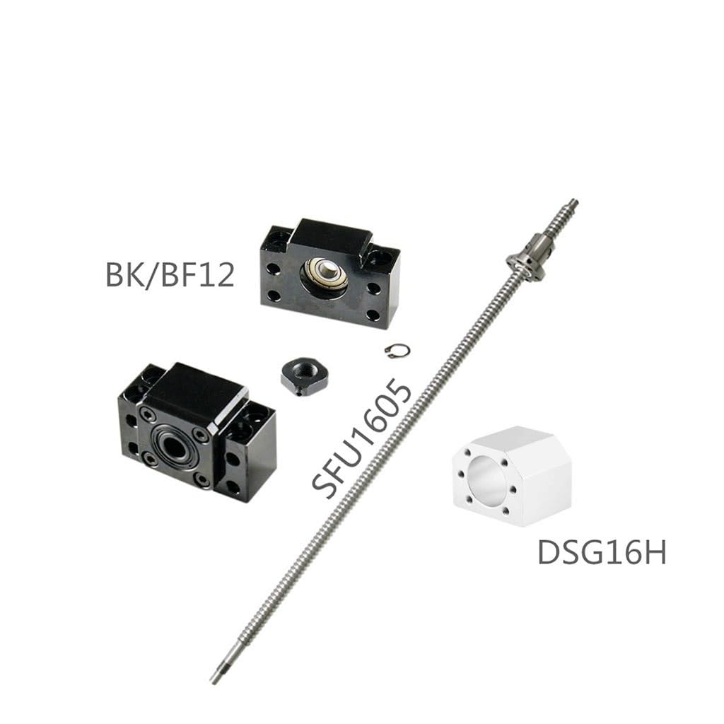 Śruba Kulowa SFU1605 Śruba Kulowa RM 1605 Obrobiona Końcówka Obudowa Nakrętki Kulowej CNC, Do Drukarek 3D Sprzęt Automatyki Przemysłowej(1200mm)