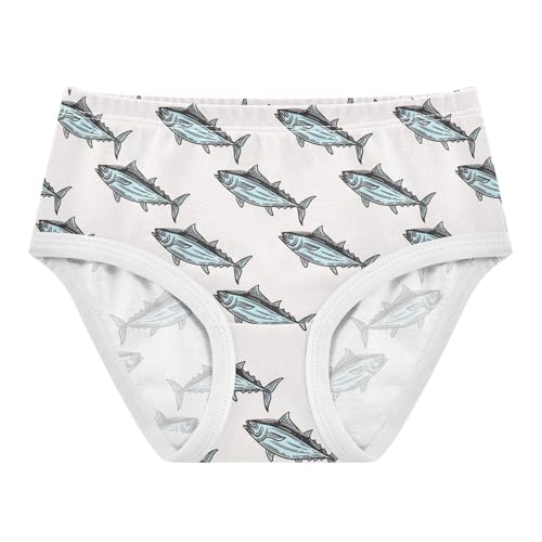 Girls' Underwear Fish Cotton Stretch Comfort Toddler Panties