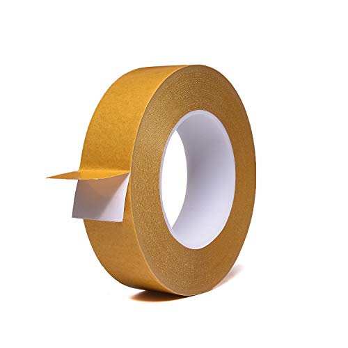 Tintvent Double Sided Woodworking Tape, 36-Yards - Two-Sided Woodworker Tape for CNC Work,Crafting,Wood Template Routing, Removable & Residue Free (25MMX33M)