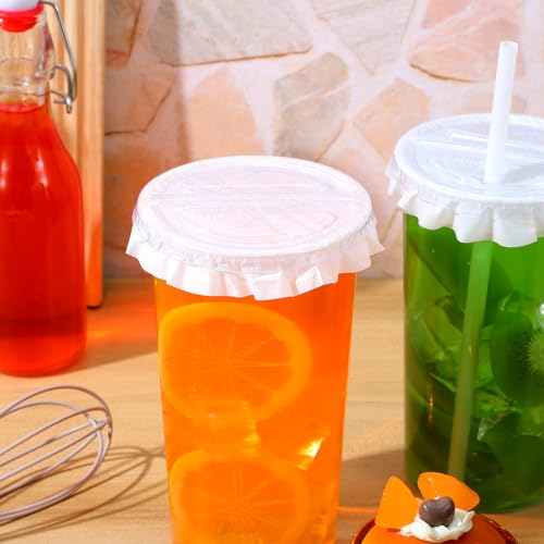 Papel de sellado para tazas redondo anti-fugas y resistente al calor para café, 500 unidades 6