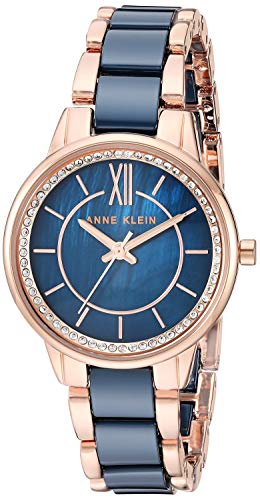 Anne Klein ���f�B�[�X AK-3344NVRG One Size Navy Blue/Rose Gold