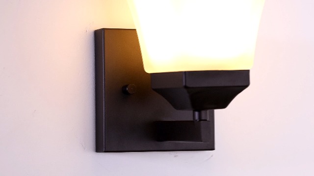 Image of JONATHAN Y 5 inch Oil Rubbed Bronze 1-Light Modern Cottage LED Vanity Light Wall Sconce, Farmhouse Wall Lamp for Bathroom Mirror Kitchen, White Glass Shade, LED Bulb Included JYL7522A