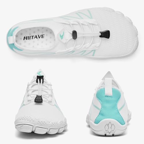 Image of hiitave Womens Water Shoes Quick Dry Barefoot for Swim Diving Surf Aqua Sports Pool Beach Walking Yoga