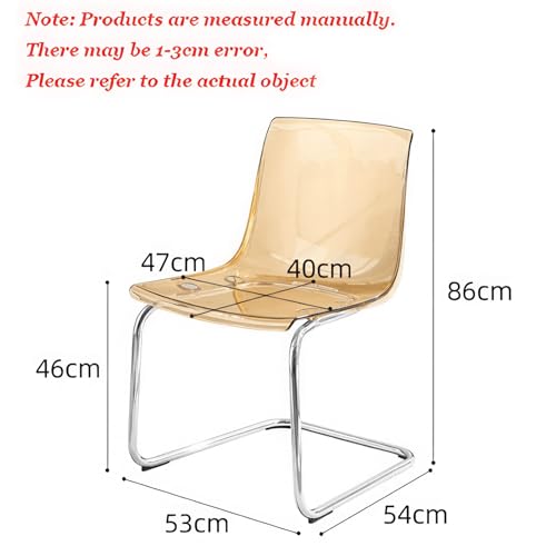 Chaise en acrylique transparente : la solution gain de place pour petits salons