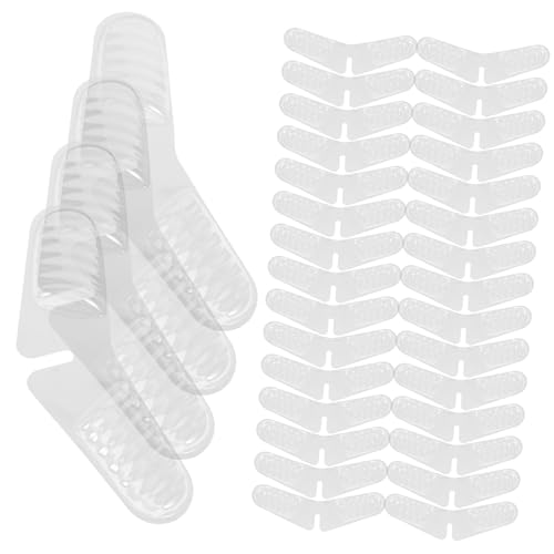 BESPORTBLE 50pcs Collar Shaping Film Stand-up Collar Support for Men's Dress Shirts Easy Applicati