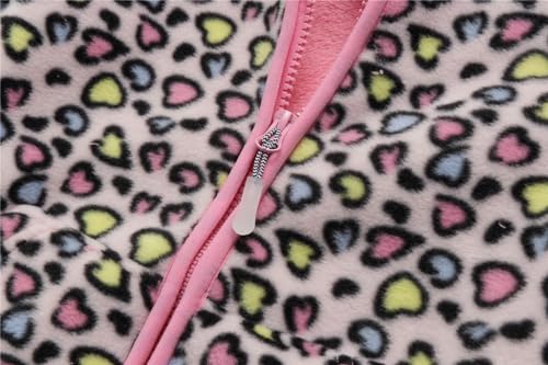 Mud Kingdom Boys Girls Polar Fleece Jacket with Hood Winter Thick Warm Outerwear Funny Cartoon4