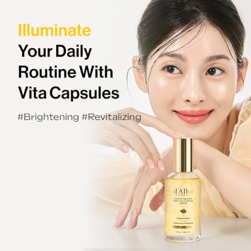 Image of d'alba Piedmont White Truffle First Oil Capsule Serum + Vita Toning Anti-Aging 8% Spray Serum