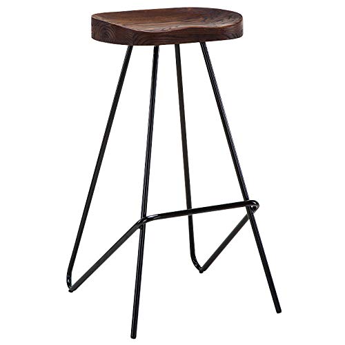 Dtcat Reposapiés de Taburete de Bar, Taburete de Bar de Madera Maciza para el hogar, Silla de Comedor de café @ B_65cm, para Restaurante, cafetería, Cocina, barbería