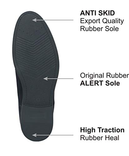 Image of HiREL'S Premium Suede Derby Smart Casual Shoes for Men | Office Soft Cushioned Corporate Casuals