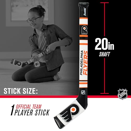 Image of Franklin Sports NHL Team Mini Soft Hockey Stick Set - NHL Team Soft Foam Mini Hockey Stick and Ball - Great Toy for Kids
