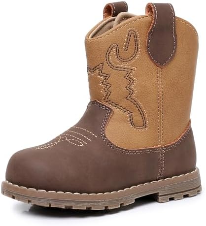 Skyrocket Boys Boots - Warm Boys Shoes Winter Boots With Memory Foam - Childs And Toddler Boots Ankle Boots Black Or Tan Brown Shoe Young Child Black Size 8 UK