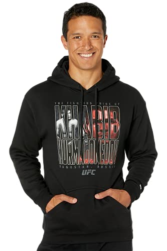 UFC Khabib Nurmagomedov Fighting Pride Fleece Hoodie Black XL