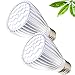 Produktbild MILYN 2 Pack LED Pflanzenlampe E27 30W Tageslichtweiß Vollspektrum Led Grow Lampe 150 LEDs Pflanzenlicht für Zimmerpflanzen, Hydroponische, Gewächshäusern, Innengärten, Pflanzen Wachsen