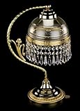 Matériau: laiton, verre cristal de Bohême