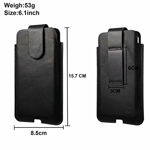 Genuine Leather Case Thin Soft Mobile Phone Waist Belt Clip Bag Men Vertical Waist Belt Clip Case Holster3