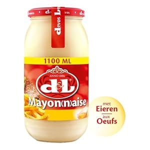 Devos & Lemmens – Mayonaise – 1000ml (1kg) Fles x 1 – Perfect voor salades, koude vis- en vleesgerechten en natuurlijk…