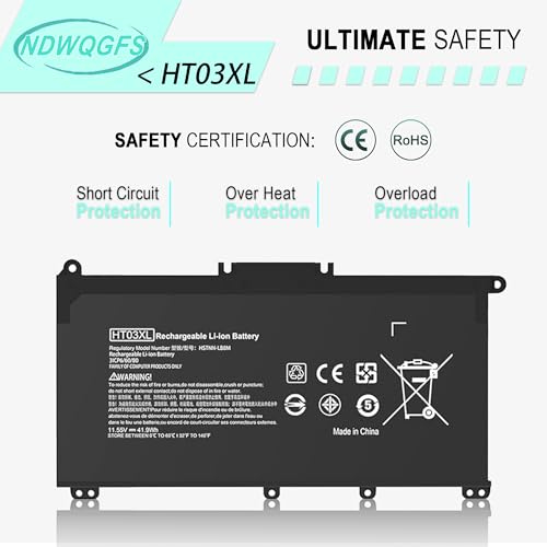 Image of HT03XL L11119-855 Laptop Battery for HP Pavilion 15 17 Series Replacement for Pavilion 15-CS, 15-DA, 15-DB, 17-by, 14-CE Models Compatible with HSTNN-UB7J, HSTNN-DB8R, HT03041XL