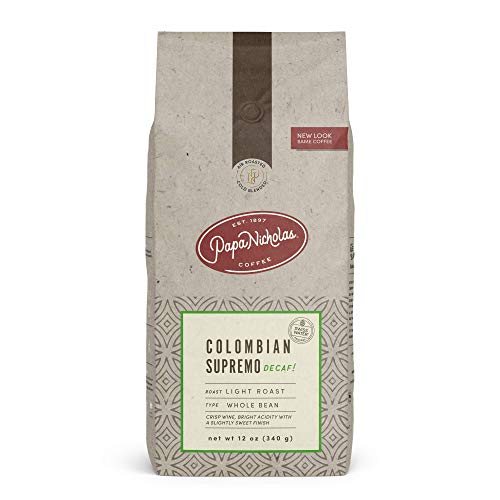 PapaNicholas Café en Grano Descafeinado Colombiano 12 onzas miniatura 1