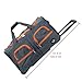 Rockland Rolling Duffel Bag, Charcoal, 22