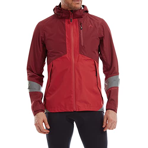 Altura Mens Typhoon Waterproof Reflective Cycling Jacket - Red - Medium - Image 3