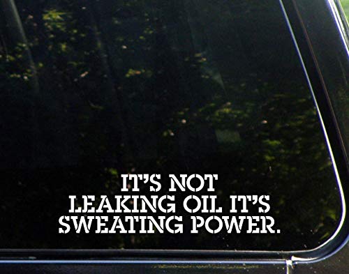 It's Not Leaking Oil It's Sweating Power. - 8.75