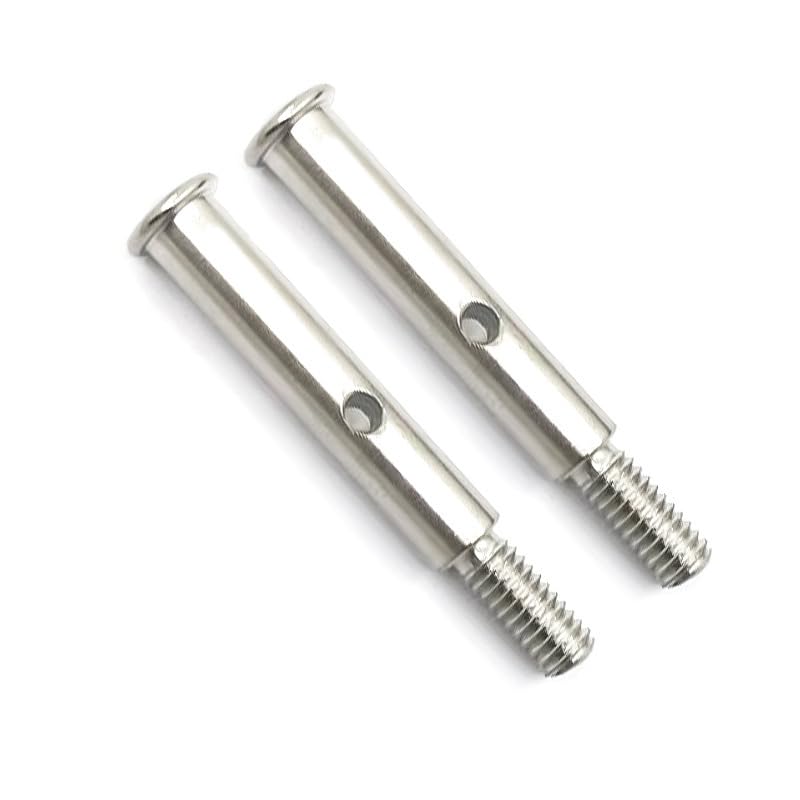 2pcs Steel Front Axles for 1/10 Traxxas Slash 2WD Rustler VXL Stampede Replacement of 3637