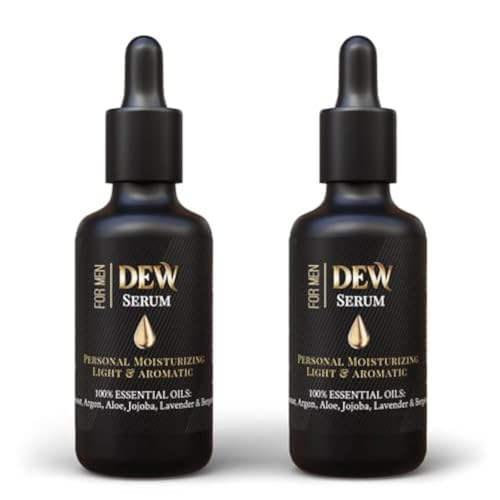 Dew Serum Penile Moisturizer Serum for Dry Skin - Dermatologist Approved - Essential Oils Help Relieve Soreness, Itching - Moisturizing Health Care Cream for Men (2 bottles).