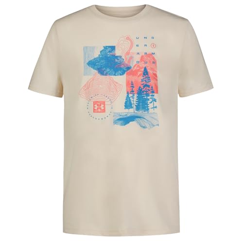 Image of Under Armour Boys' Short Sleeve Graphic T-Shirt, Soft & Comfortable, Outdoor Collection