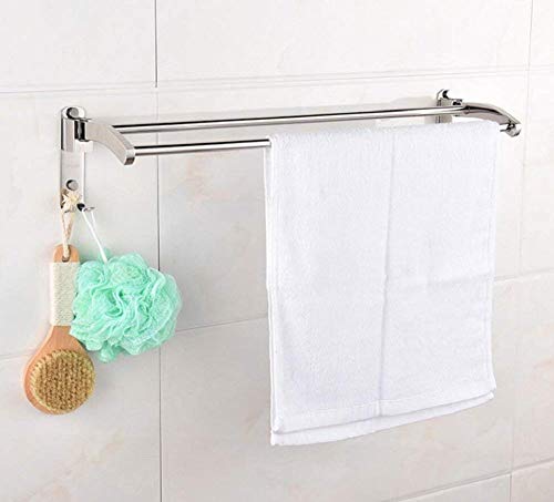 Porte-serviettes pliant GZZ style européen pour une salle de bain ordonnée