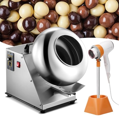 Máquina Para Recubrir Caramelos, Máquina Eléctrica Para Recubrir Azúcar, Máquina Pulidora De Recubrimiento De Chocolate De 1 A 4 Kg Por Vez, Máquina Secadora Para Recubrir Bolas De Azúcar, Pulido