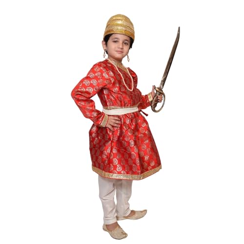 Image of Kaku Fancy Dresses National Heros Freedom Fighters Costumes for Boys & Girls | Independence Day Republic Day Fancy Dress for Schools Plays & Competition | Role Play Politician Costume For Kids