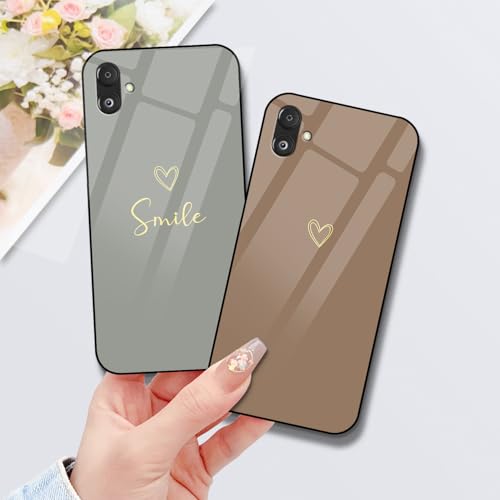 Image of COLORflow Back Cover Compatible with Samsung F14 5G | Heart Notes Color Customized | Shockproof TPU Bumper with Camera Protection Back Cover Compatible with Samsung Galaxy F14 5G
