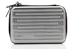 KAYOND Anti-shock Silver Aluminium Carry Travel Protective Storage Case Bag for 2.5" Inch Portable External Hard Drive HDD USB 2.0/3.0 (Grey)