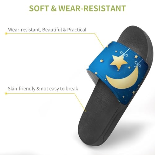 Chaussons de maison lune et étoiles parfaits pour votre routine - 3