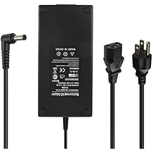 New 19V 9.5A 180W AC Adapter Power Supply Charger Compatible with MSI GT60 GT70 GT72VR GS73VR Gaming Compatible with ASUS ROG G75 G75V G75VW G55VW G46VW G750JW G750JX G751JY-QH72-CB ADP-180HB