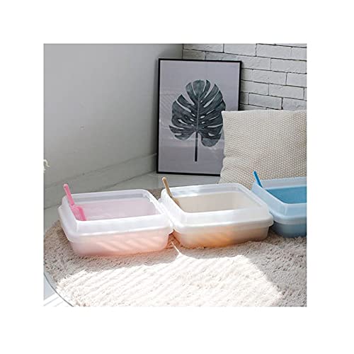 Lettiera per Gatti Forniture for animali domestici Ampia Bedpans a prova di spruzzi semi-chiuso a prova di spruzzi rimovibile Box Cat WC Semplice Bedpans Semplice, facile da pulire Toilette per Gatti
