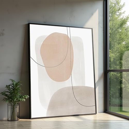Peinture géométrique pour harmoniser votre chambre déco abstraite XINBAO
