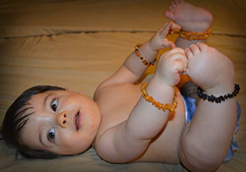 Pulseira de Ambar - Mel 14cm