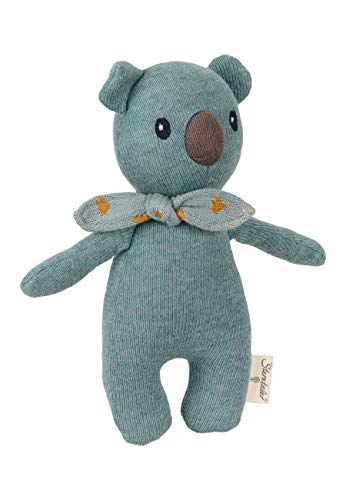 Sterntaler 3002105 Stay TRUE to nature Strick-Spieltier Koala Kalla, Für Babys ab der Geburt, 24 x 13 cm, Hellblau