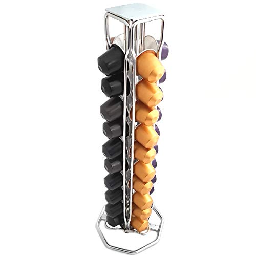 Porta 40 Cápsulas Cafe Nespresso Cafeteira Organizador Torre
